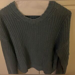 PacSun Women's Blue Knit Sweater